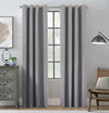 Maya Grey Grommet Curtain Panel - 52