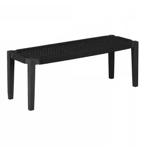 Agave Rope Bench - Black