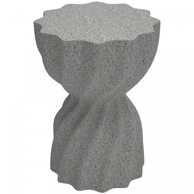 Outsunny Spiral Decorative Garden Stool Side Table Plant Stand