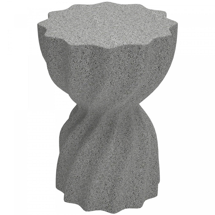 Outsunny Spiral Decorative Garden Stool Side Table Plant Stand