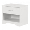 Step One 1-drawer Nightstand - End Table With Storage - Pure White 