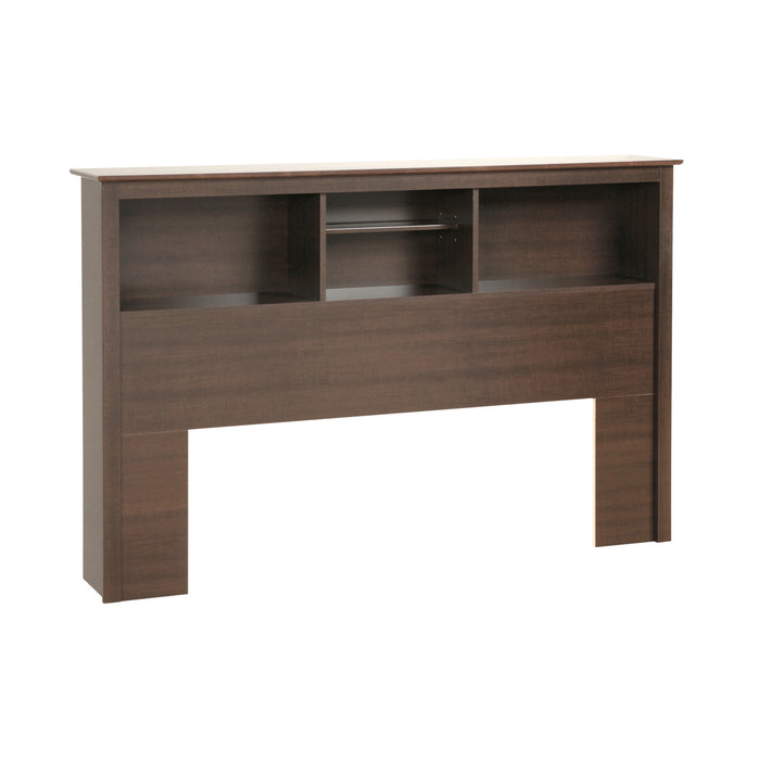 Full/Queen Bookcase Headboard - Espresso