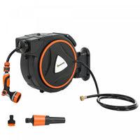Outsunny Retractable Garden Hose Reel, 1/2