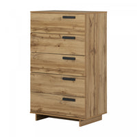 Cavalleri 5-Drawer Chest Storage Unit - Nordik Oak