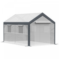 Outsunny 7' X 12' X 7' Heavy Duty Walk-in Greenhouse Seed Growth Tent White