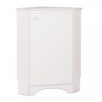 Elite Corner Storage Cabinet - White