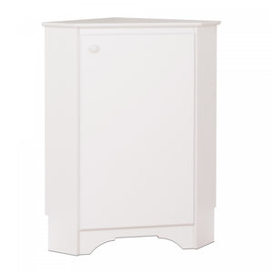 Elite Corner Storage Cabinet - White