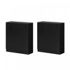 Arum Set Of 2 Buffets With 2 Doors - Black Oak 