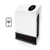 Heat Storm 1000W Infrared Wall Mount Electric Heater with Wi-Fi Personal Heater 