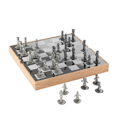 Umbra Metal Buddy Chess Set|Échiquier Buddy de Umbra en métal