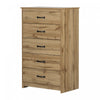 Tassio 5-drawer Chest - Nordik Oak 