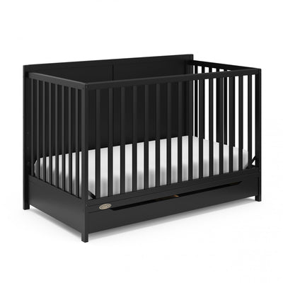 Graco Melrose 5-in-1 Convertible Crib with Drawer - Black