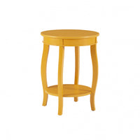 Rainbow Chairside Table - Yellow