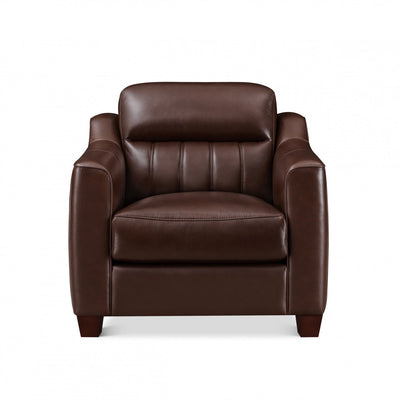 Hydeline Uptown Leather Chair - Brown | Hydeline Uptown Fauteuil en cuir – Brun