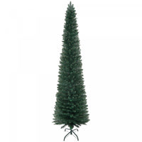 Homcom 7ft Artificial Christmas Tree Holiday Pencil Tree Indoor