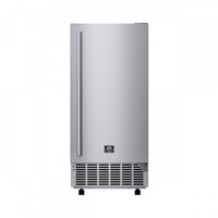 Forno Cristallo 15 Inch Freestanding/Undercounter Ice maker, 79.4 lbs, Stainless Steel- FIMBI7313-15S Ice Maker