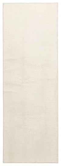 Elion Contemporary Cream Washable Rug 1'10