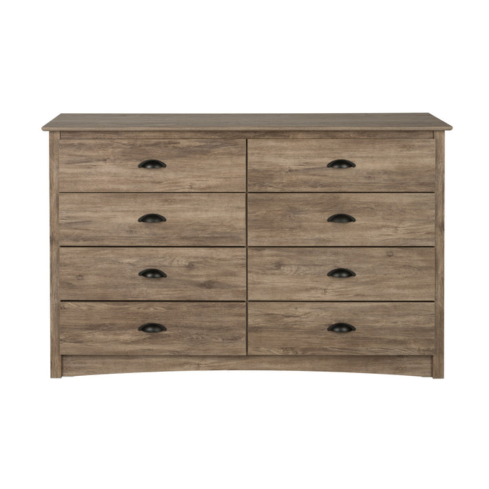 Salt Spring 8-Drawer Dresser - Drifted Grey
