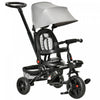 Qaba Baby Tricycle 4 In 1 Trike W/ Reversible Angle Adjustable Seat Removable Handle Canopy Handrail|Qaba Tricycle Enfants Evolutif 4 En 1 Canne Telescopique Amovible Et Pare-soleil Pliable Demontable