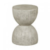 Amalfi Hourglass Outdoor Chairside Table - Cream