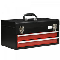 Durhand Metal Tool Box Portable Tool Chest Organizer With Drawers