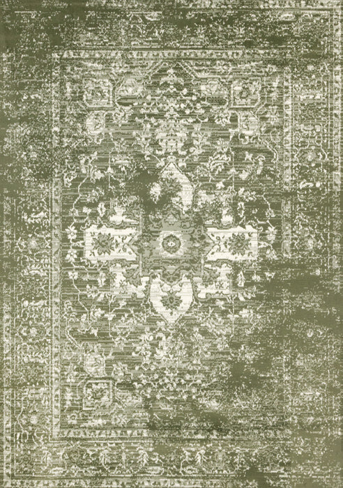Florence Green White Elegant Classic Rug, 5'3\" x 7'4\" Indoor Area Rug