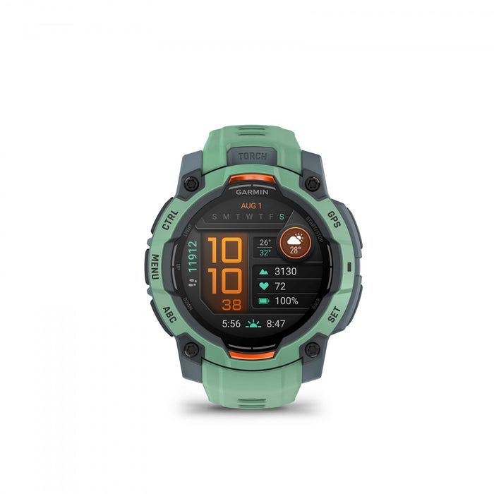 Garmin Instinct 3 Amoled Smartwatch 45 Mm - Rugged Military Spec 810, Compass, Barometric Altimeter 
