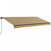 Outsunny 15' X 10' Patio Retractable Awning Sunshade Shelter, Amber