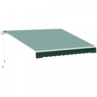 Outsunny 8' x 7' retractable awning, patio awnings, sunshade shelter with 280g/m² Uv & Water-resista