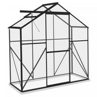 Outsunny 6' X 2.5' Polycarbonate Greenhouse, Walk-in Green House With Sliding Door, 5-level Roof Ven