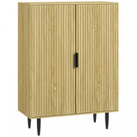 HOMCOM 5-Tier Entryway Shoe Storage Cabinet with Adjustable Shelves