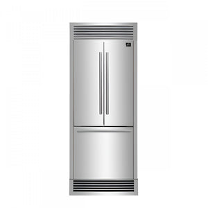 Forno Gallipoli 17.5 Cu. Ft. Built-In French Door Refrigerator with Ice Maker - FFFFD1974-35SG