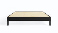 Smart Base Essential Queen Metal Platform Bed Frame - Black 