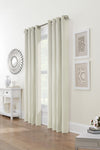 Melbourne White Grommet Curtain Panel - 52