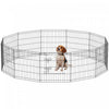 PawHut Dog Playpen Puppy Play Pen, 12 Panels Pet Exercise Fences for Outside Indoor, 24\"H