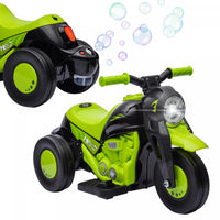 Qaba Electric Bike, Powered Ride-On Bubble Car, 3 Wheels 6v Battery Powered Electric Motorcycle For 