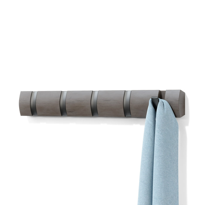 Umbra Flip Wall-Mounted Hooks - Pewter