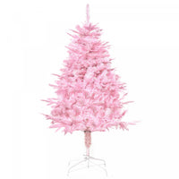 Homcom 4ft Artificial Christmas Tree With Automatic Open For Party Pink