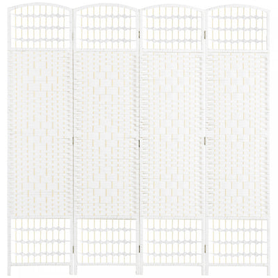 Homcom 4 Panel Folding Room Divider 5.6 Ft Privacy Screen Panel|Homcom Panneau De Separation De Piece Pliant A 4 Panneaux De 5,6 Pi