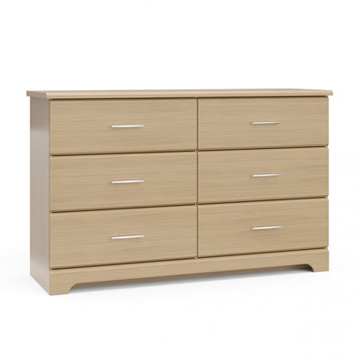 Storkcraft Brookside 6 Drawer Dresser - Driftwood