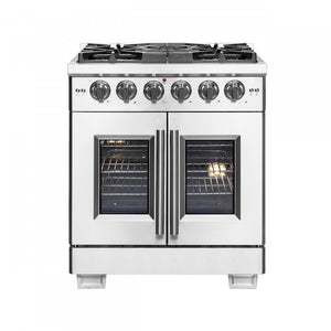 Forno Capriasca 4.32 Cu. Ft. French Door Gas Range - FFSGS6460-30