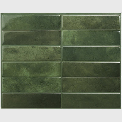 Smart Tiles Peel and Stick 4-Sheet 12 x 9 Backsplash - Morocco Sefrou|Dosseret Smart Tiles peler et coller 12 x 9, 4 feuilles - Morocco Sefrou
