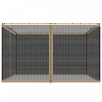 Outsunny 12' x 12' Gazebo Replacement Mosquito Netting Screen Walls, Khaki
