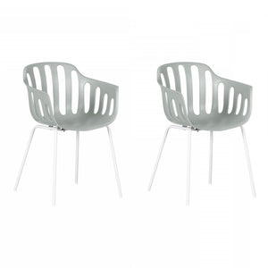 Flam Sage Green Dining Chair - Set of 2