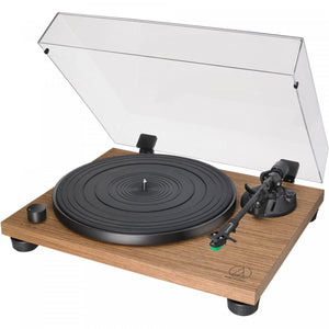Audio-Technica AT-LPW40WN Stereo Walnut Turntable Music Player