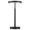 Dainolite Francine Table Lamp 10w Sandy Black White Acrylic Diffuser