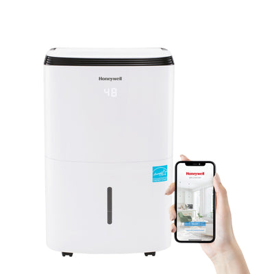 Honeywell Smart Portable Dehumidifier - 32-Pint - White | Deshumidificateur portable intelligent Honeywell - 32 pintes - Blanc