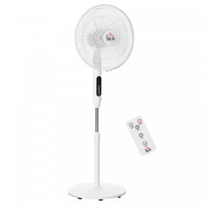 Homcom Pedestal Fan With 3 Modes And 3 Speeds