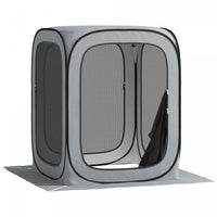 Outsunny Pop Up Screen Tent, Upf50+ Portable Camping Gazebo With Carry Bag