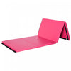 Soozier 4'x10'x2\" Folding Gymnastics Tumbling Mat, Exercise Mat With Carrying Handles For Yoga, Mma, Martial Arts, Stretching, Core Workouts, Pink